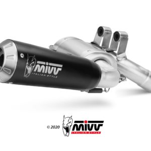 MIVV X-M1 SORT RUSTFRI  SLIP-ON UDSTØDNING