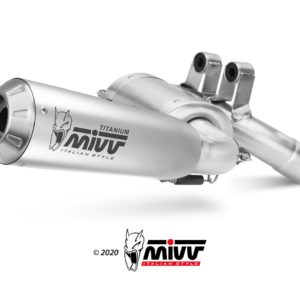 MIVV X-M1 TITANIUM  SLIP-ON UDSTØDNING