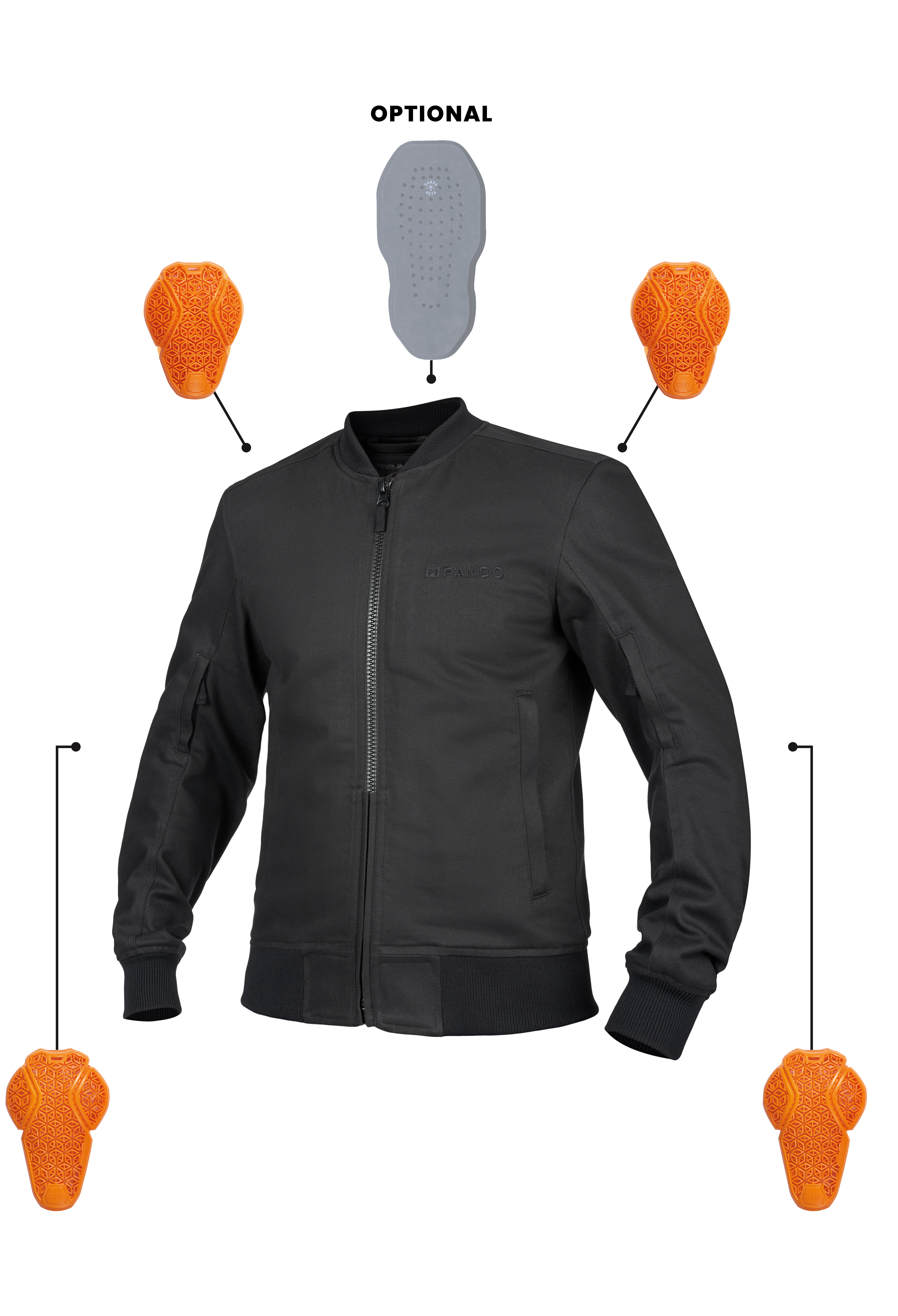 VENTURA-DENIM-BOMBER-Black-(men)-armour